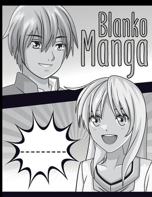 Blanko Manga: Heft - 116 Seiten: leere Comic Raster zum selbst zeichnen
