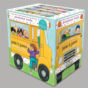 Junie B. Jones Books in a Bus 28-Book Boxed Set: The Complete Collection: Books 1-28 (Junie B. Jones)