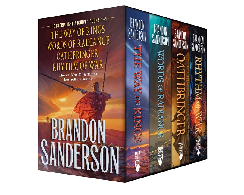 Stormlight Archives Hc Box Set 1-4: The Way of Kings, Words of Radiance, Oathbringer, Rhythm of War (Stormlight Archive)