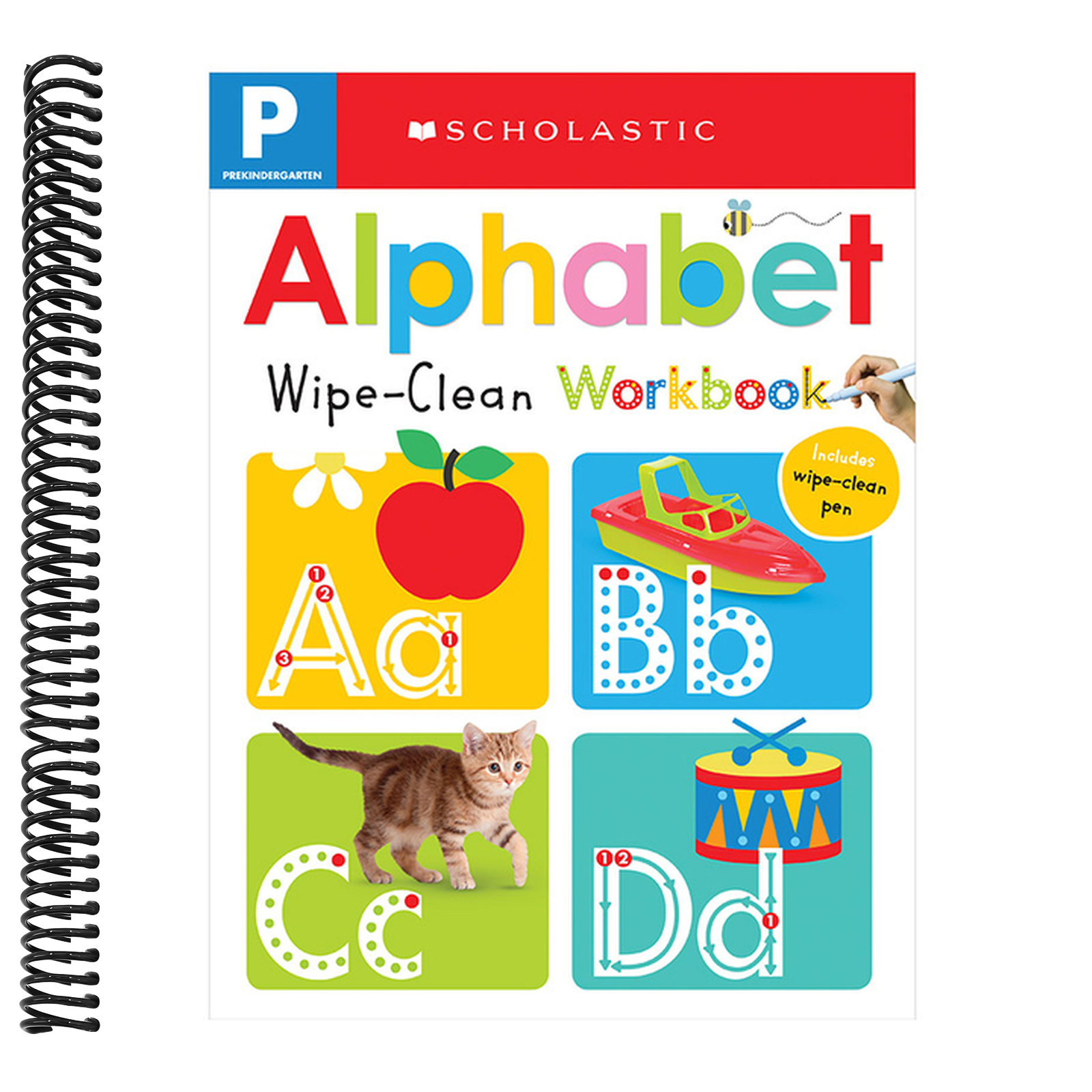 Pre-K Alphabet Wipe-Clean Workbook: Scholastic Early Learners (Wipe-Clean)