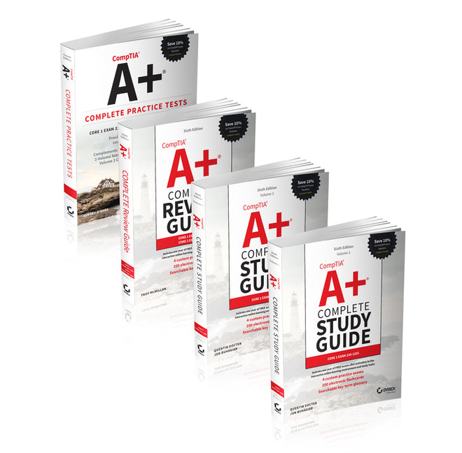 Comptia A+ Complete Certification Kit: Core 1 Exam 220-1201 and Core 2 Exam 220-1202 (Sybex Study Guide) (6TH ed.)
