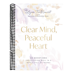 Clear Mind, Peaceful Heart: 50 Devotions for Sleeping Well in a World Full of Worry (a 50-Day Devotional) - The Perfect Christian New Year's Resolutio