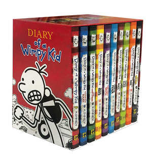 Diary of a Wimpy Kid Box of Books 1-10 Hardcover Gift Set (Diary of a Wimpy Kid)
