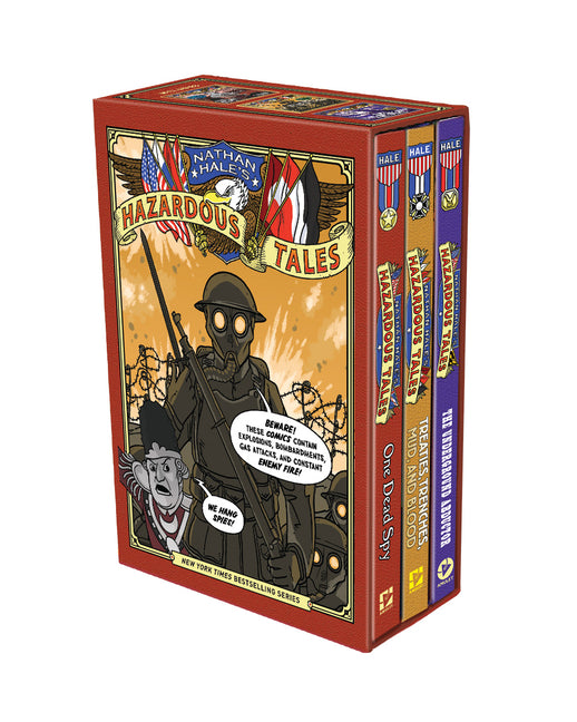 Nathan Hale's Hazardous Tales 3-Book Box Set: A Graphic Novel Collection (Nathan Hale's Hazardous Tales)