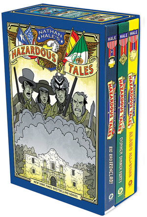 Nathan Hale's Hazardous Tales Second 3-Book Box Set: A Graphic Novel Collection (Nathan Hale's Hazardous Tales)