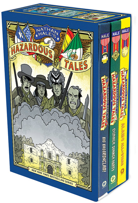 Nathan Hale's Hazardous Tales Second 3-Book Box Set: A Graphic Novel Collection (Nathan Hale's Hazardous Tales)