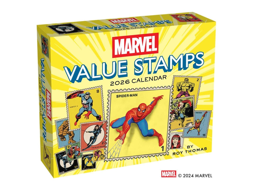 Marvel Value Stamps 2026 Day-To-Day Calendar