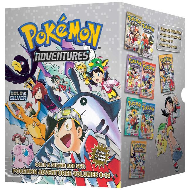 Pokémon Adventures Gold & Silver Box Set (Set Includes Vols. 8-14) (Pokémon Manga Box Sets #2)