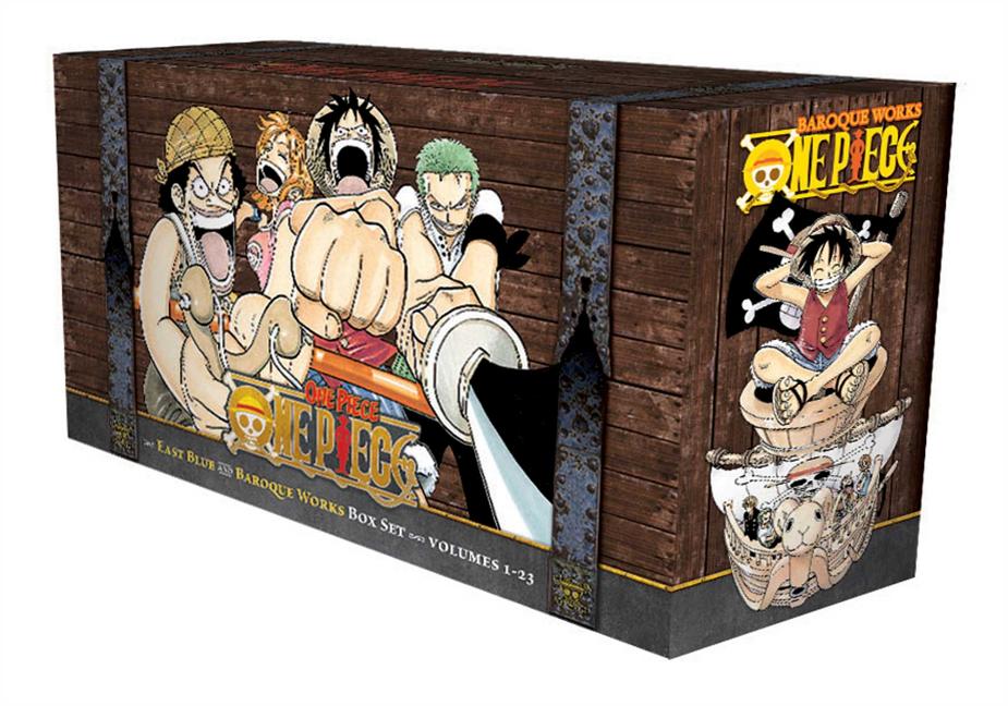 One Piece Box Set 1: East Blue and Baroque Works: Volumes 1-23 with Premium (Original) (One Piece Box Sets #1)
