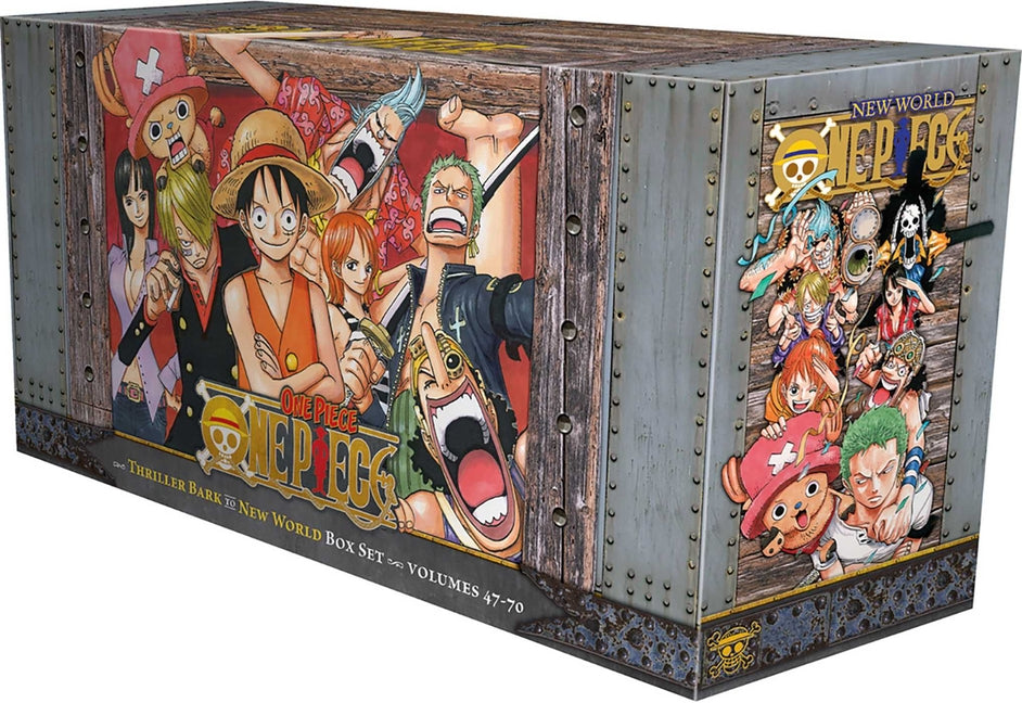 One Piece Box Set 3: Thriller Bark to New World: Volumes 47-70 with Premium (One Piece Box Sets #3)