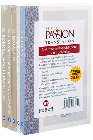 The Passion Translation Old Testament Special Edition: 5-In-1 Collection