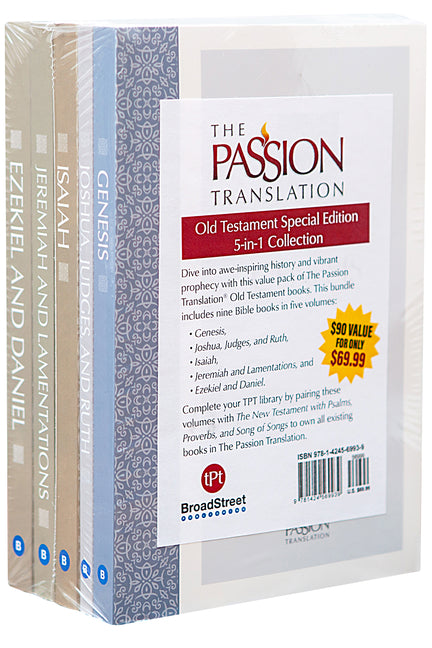 The Passion Translation Old Testament Special Edition: 5-In-1 Collection