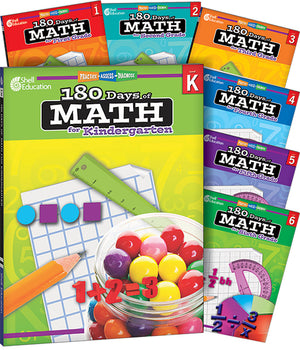 180 Days(tm) Math for K-6, 7-Book Set: Practice, Assess, Diagnose (180 Days of Practice) (1ST ed.)