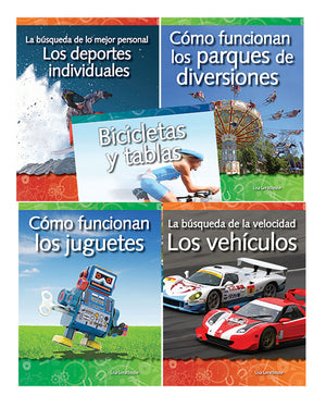 Spanish - Forces and Motion Set (5 Titles) (Science: Informational Text) (1ST ed.)