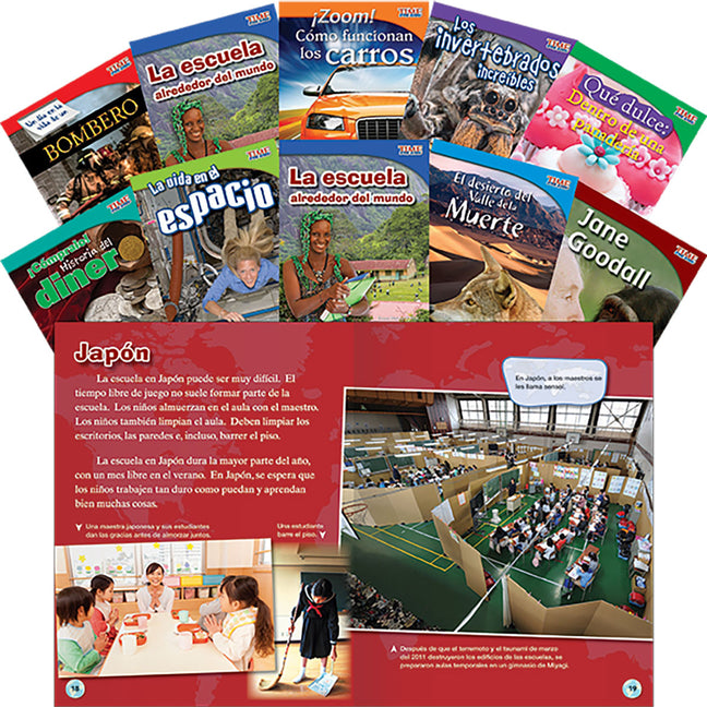 Time for Kids(r) Informational Text Grade 3 Spanish Readers Set 3 10-Book Set (Time for Kids(r) Informational Text) (1ST ed.)