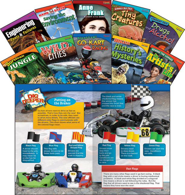 Time for Kids(r) Informational Text Grade 4 Readers Set 3 10-Book Set (Time for Kids(r) Informational Text) (1ST ed.)