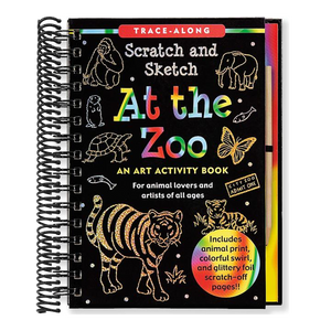 Scratch & Sketch at the Zoo (Trace-Along) [With Wooden Stylus]