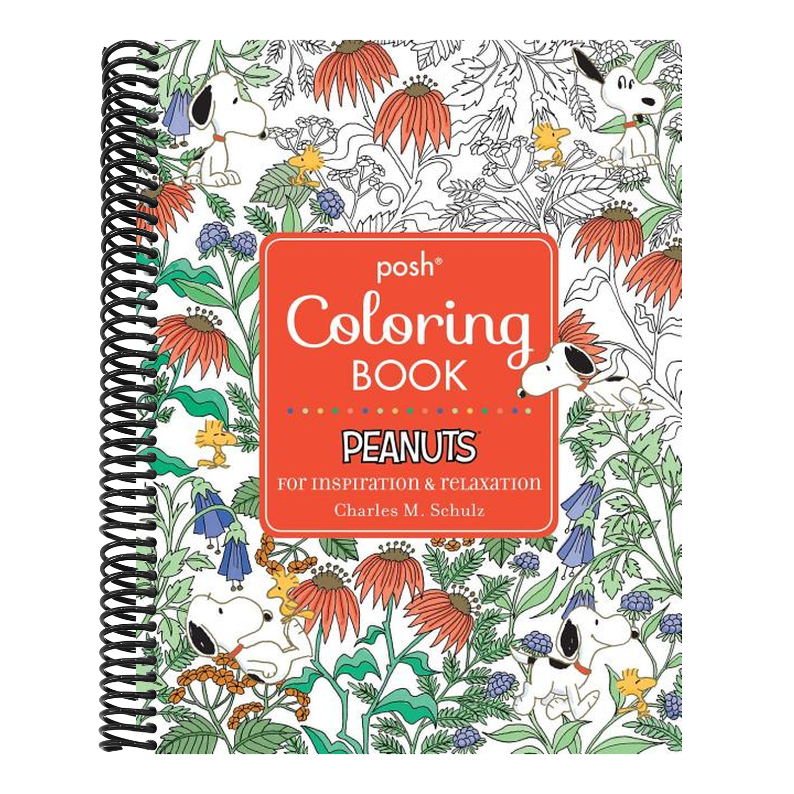 Posh Adult Coloring Book: Peanuts for Inspiration & Relaxation