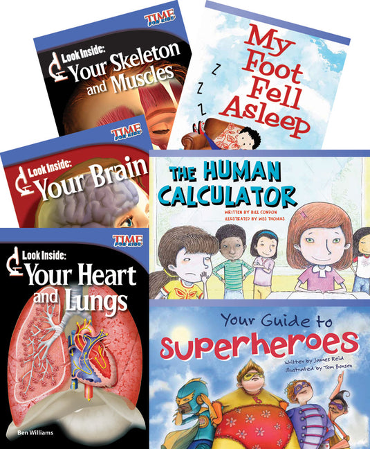 The Human Body 6-Book Set (Text Pairs: Fiction & Nonfiction) (1ST ed.)