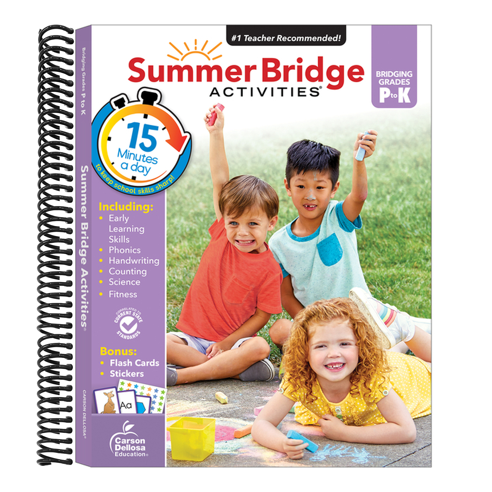 Summer Bridge Activities, Grades Pk - K: Volume 1