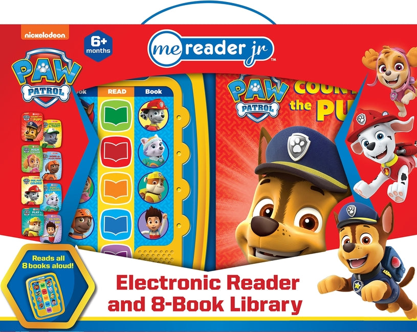 Nickelodeon Paw Patrol: Me Reader Jr Electronic Reader and 8-Book Library Sound Book Set [With Elctronic Reader and Battery]