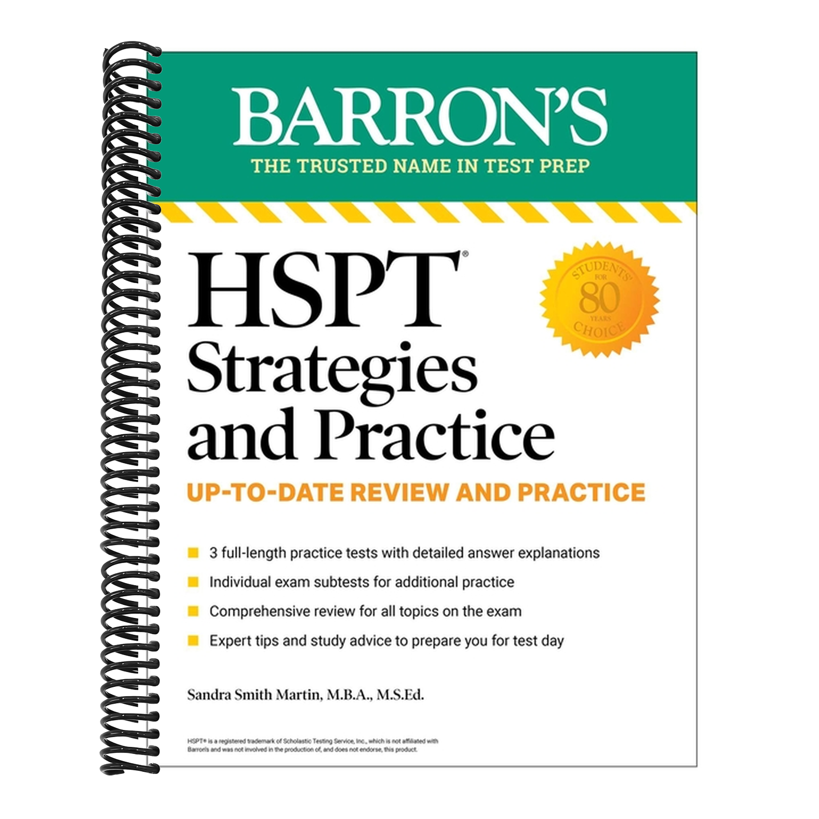 HSPT Strategies and Practice, Second Edition: Prep Book with 3 Practice Tests + Comprehensive Review + Practice + Strategies