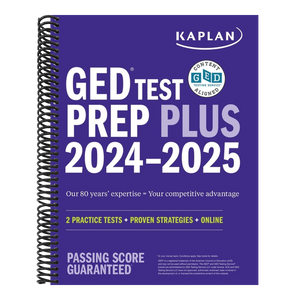 GED Test Prep Plus 2024-2025: Includes a Diagnostic Pretest, 2 Full Length Practice Tests, 1000+ Practice Questions, and 60+ Online Videos (Revised, R