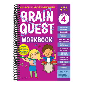 Brain Quest Workbook: 4th Grade Revised Edition (Revised)