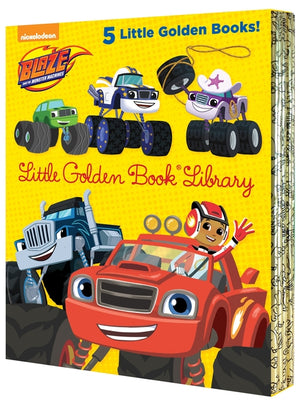 Blaze and the Monster Machines Little Golden Book Library -- 5 Little Golden Books: Five of Nickeoldeon's Blaze and the Monster Machines Little Golden (Little Golden Book)
