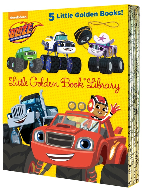 Blaze and the Monster Machines Little Golden Book Library -- 5 Little Golden Books: Five of Nickeoldeon's Blaze and the Monster Machines Little Golden (Little Golden Book)