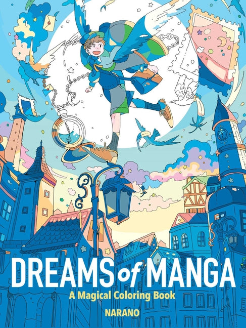 Dreams of Manga: A Magical Coloring Book