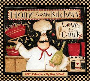 Home Is in the Kitchen 2026 Deluxe Wall Calendar
