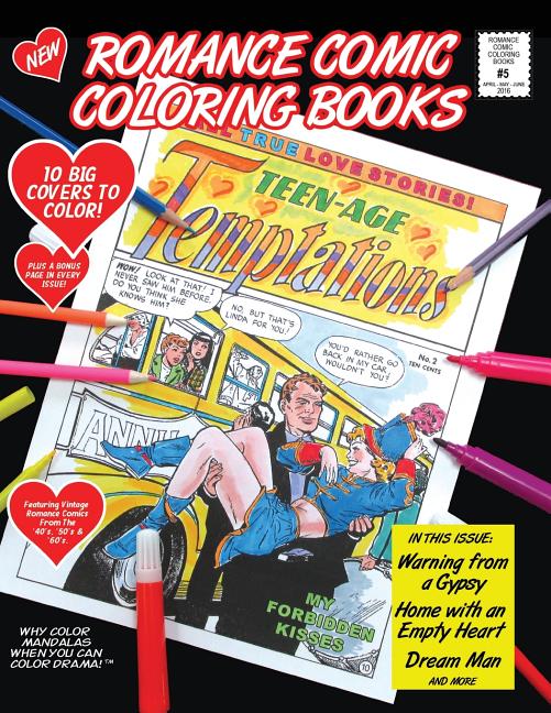 Romance Comic Coloring Book #5