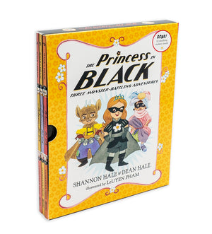 The Princess in Black: Three Monster-Battling Adventures: Books 4-6 (Box Set of Early Chapter Books about Funny Hero Adventures) (Princess in Black)