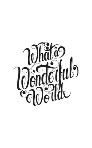 What a wonderful world