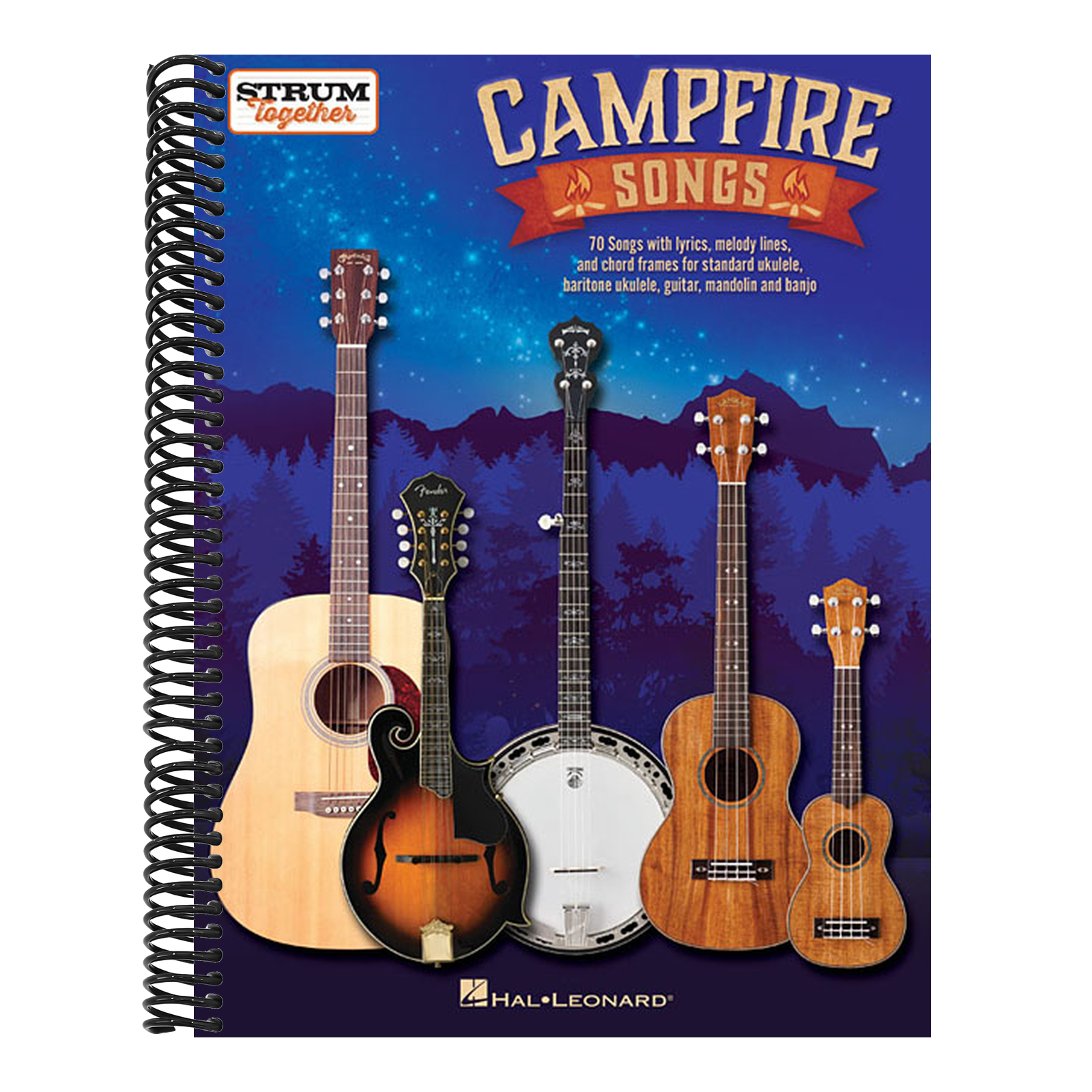 Campfire Songs - Strum Together - Country Guitar Book with 70 Great Songs - Acoustic Guitar Book Fo