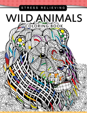 Wild Animals Coloring Books: A Safari Coloring books for Adutls Stress Relieving