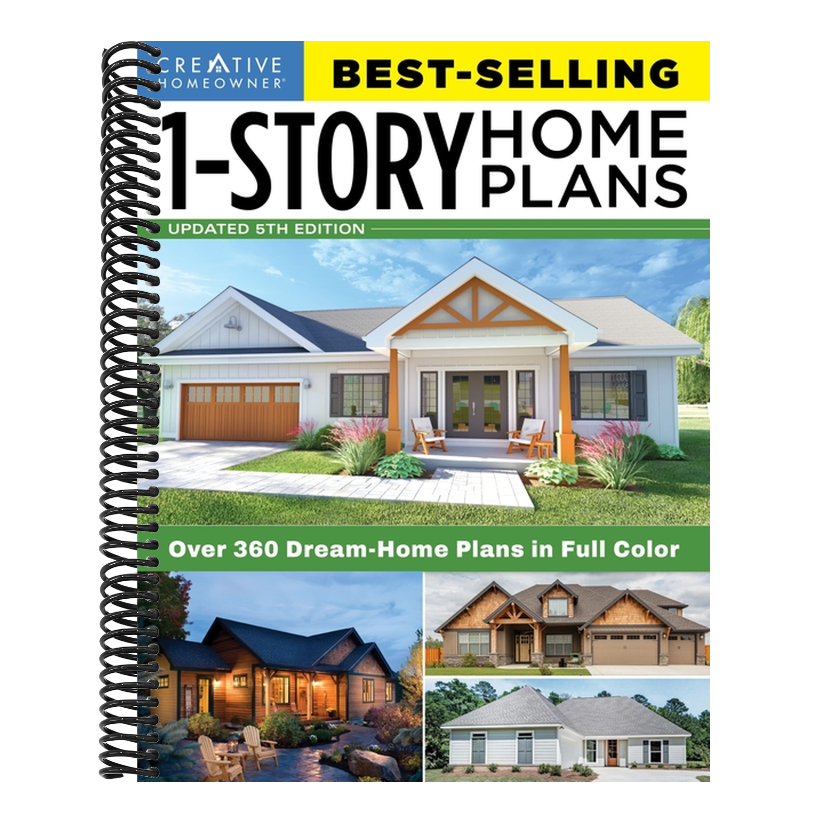 Best-Selling 1-Story Home Plans, 5th Edition: Over 360 Dream-Home Plans in Full Color