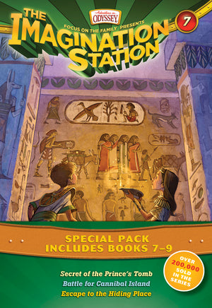 The Imagination Station Special Pack, Books 7-9: Secret of the Prince's Tomb/Battle for Cannibal Island/Escape to the Hiding Place (Imagination Station Books)