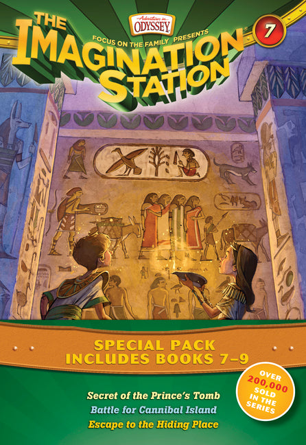 The Imagination Station Special Pack, Books 7-9: Secret of the Prince's Tomb/Battle for Cannibal Island/Escape to the Hiding Place (Imagination Station Books)