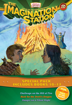 Imagination Station Books 3-Pack: Challenge on the Hill of Fire / Hunt for the Devil's Dragon / Danger on a Silent Night (Imagination Station Books)