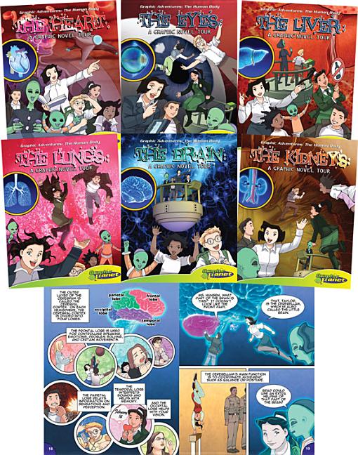 Graphic Adventures: The Human Body (Set) (Graphic Adventures: The Human Body)
