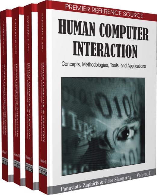 Human Computer Interaction: Concepts, Methodologies, Tools and Applications