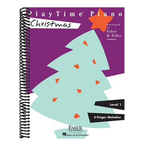 Playtime Piano: Christmas Level 1 Beginner Holiday Sheet Music for Kids Early Elementary Piano Songbook with Popular Carols and Christmas Classics Fab