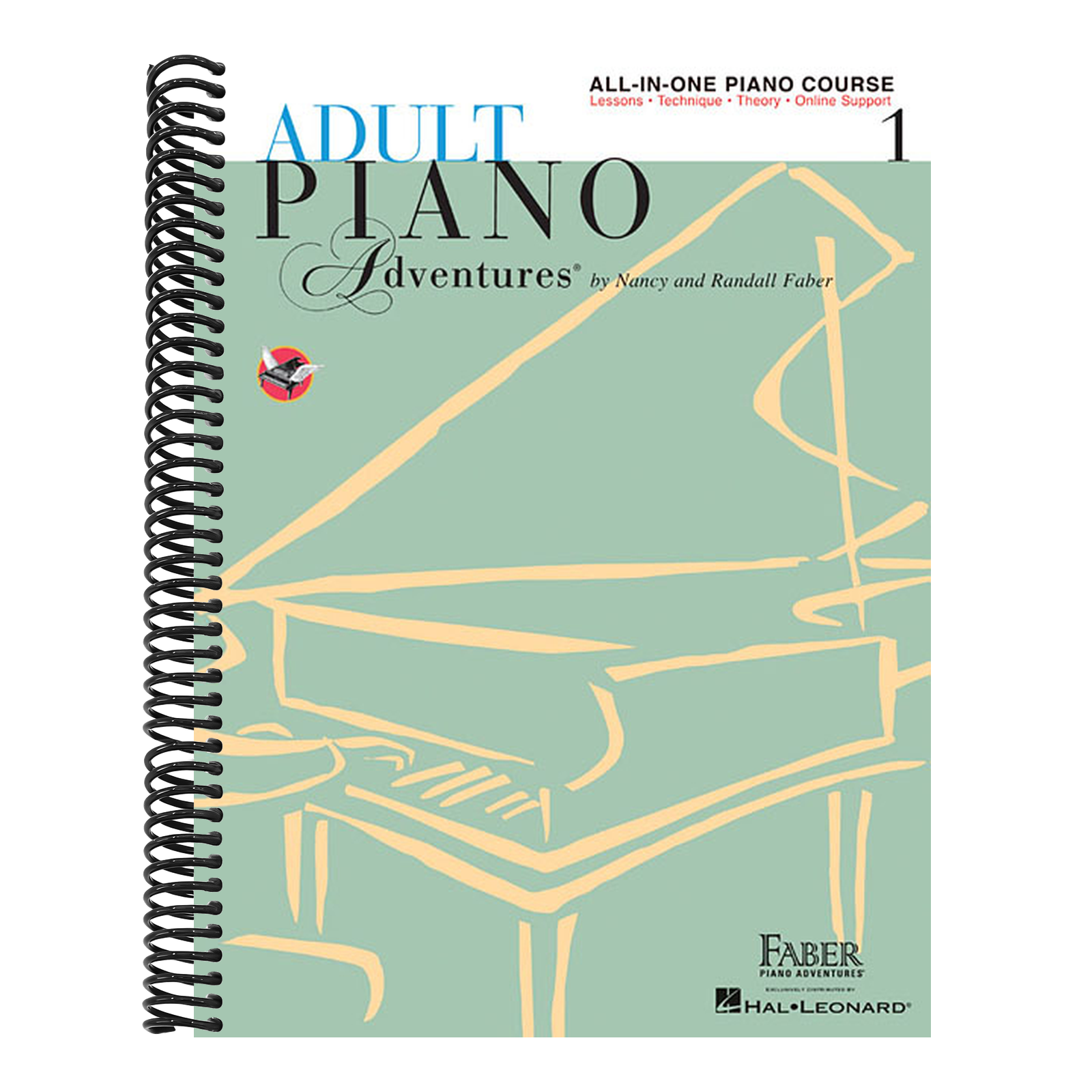 Adult Piano Adventures All-In-One Piano Course Book 1 - Book/Online Audio (Revised)