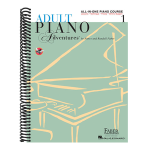 Adult Piano Adventures All-In-One Piano Course Book 1 - Book/Online Audio (Revised)