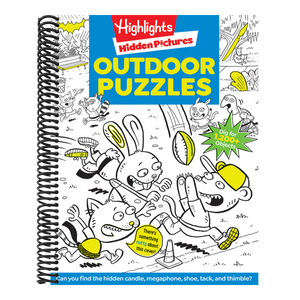 Outdoor Puzzles: Outdoor Activity Book Featuring Forests, Parks and More, Camping Game and Puzzle Book for Kids Ages 6-12