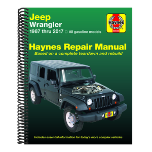 Jeep Wrangler, 1987 Thru 2017 Haynes Repair Manual: All Gasoline Models - Based on a Complete Teardown and Rebuild