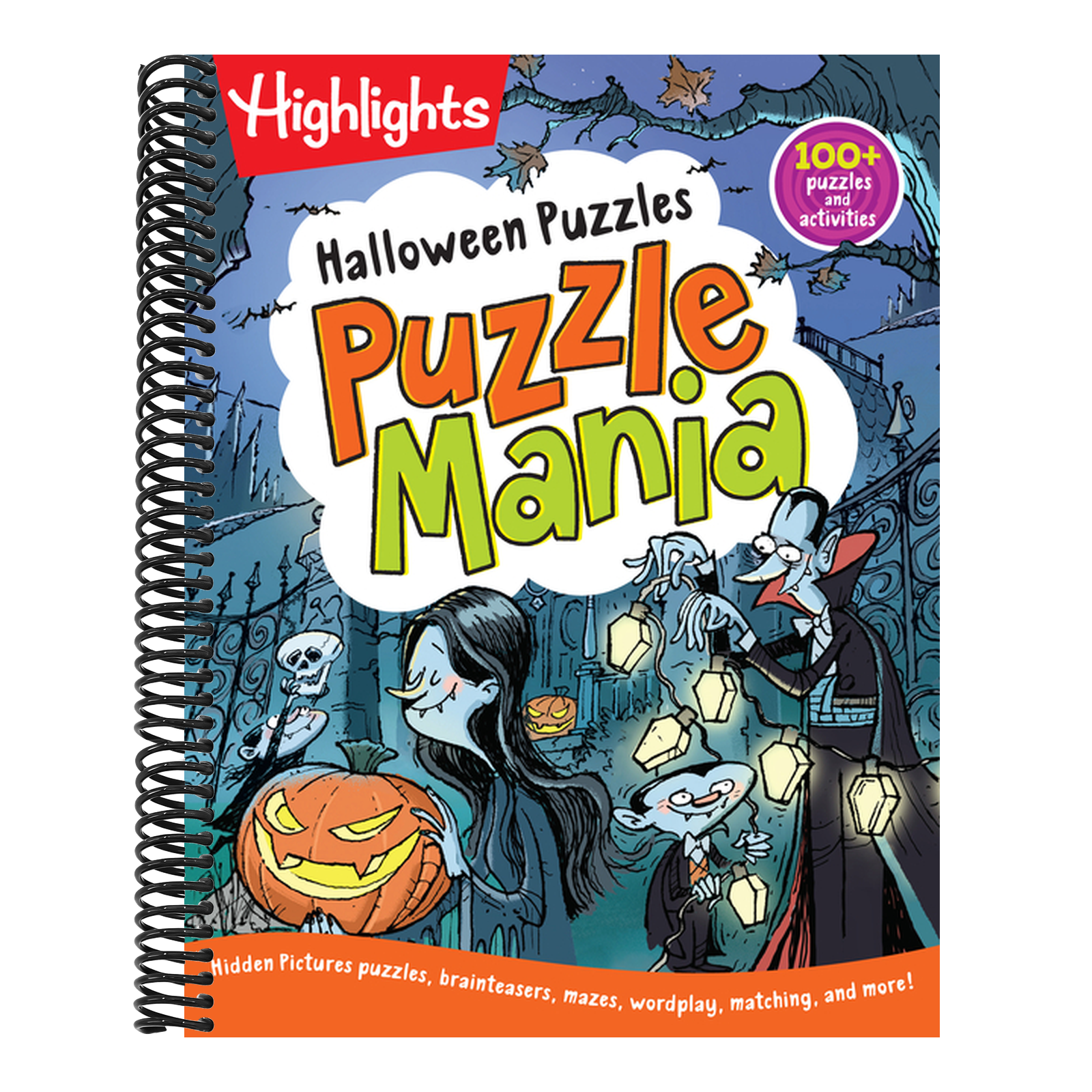 Halloween Puzzles: Ultimate Halloween Activity Book for Kids Ages 69 with Over 100 Puzzles, Word Games, Crafts and Hidden Pictures Scenes