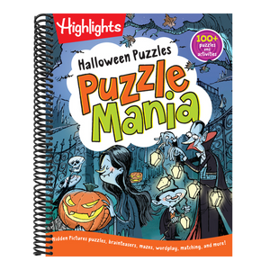 Halloween Puzzles: Ultimate Halloween Activity Book for Kids Ages 69 with Over 100 Puzzles, Word Games, Crafts and Hidden Pictures Scenes